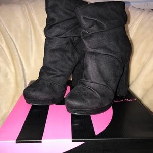 Michael Antonio - Black Platform Booties